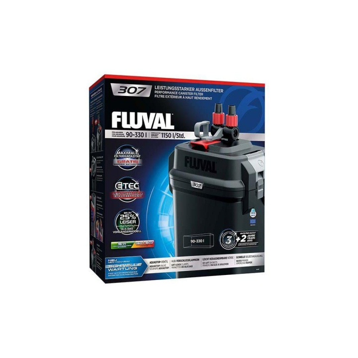 Fluval Canister Filter 307 1150 L/H - (126.4307) in the group HOME, HOUSEHOLD & GARDEN / Pet Accessories / Aquarium accessories at TP E-commerce Nordic AB (D11088)