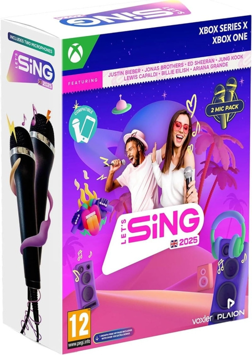 Let\'s Sing 2025 (Double Mic Bundle) (XseriesX) in the group HOME ELECTRONICS / Game consoles & Accessories / Xbox Series X / Games at TP E-commerce Nordic AB (D11092)