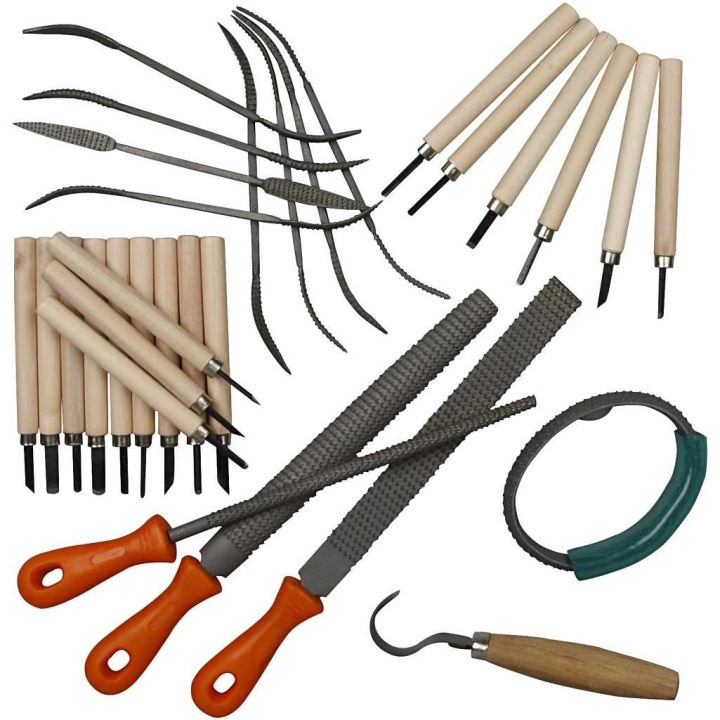 Creative Toys Soapstone Tool Set (97258) in the group HOME, HOUSEHOLD & GARDEN / Tools / Other tools & Accesories at TP E-commerce Nordic AB (D11127)