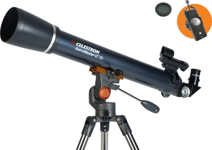 Celestron Astromaster LT 70AZ with Phoneadapter and Moonfilter in the group Sport, leisure & Hobby / Outdoor recreation / Binoculars at TP E-commerce Nordic AB (D11163)