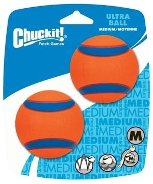 Chuckit - Ultra Ball M 6 cm 2 Pack - (CHUC17001) in the group HOME, HOUSEHOLD & GARDEN / Pet Accessories / Dog at TP E-commerce Nordic AB (D11257)