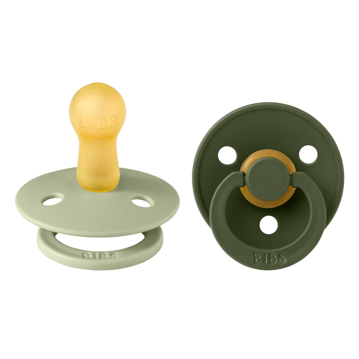 BIBS Pacifier Colour 2 PACK - Sage/Hunter Green - Size 2 in the group TOYS, KIDS & BABY PRODUCTS / Baby Gadgets / Pacifiers & Teething toys at TP E-commerce Nordic AB (D11285)