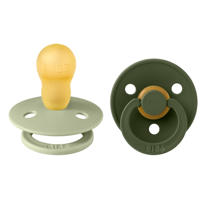 BIBS Pacifier Colour 2 PACK - Sage/Hunter Green - Size 3 in the group TOYS, KIDS & BABY PRODUCTS / Baby Gadgets / Pacifiers & Teething toys at TP E-commerce Nordic AB (D11286)