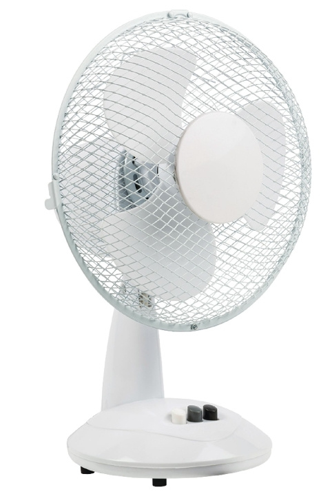 Valueline Table Fan 23 cm 21 W Plastic White in the group HOME, HOUSEHOLD & GARDEN / Fans & Climate products / Table fans at TP E-commerce Nordic AB (D11434)