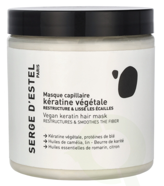 Serge D\'Estel Sulfate-Free Keratin Mask 250 g in the group BEAUTY & HEALTH / Hair & Styling / Hair care / Hair Mask at TP E-commerce Nordic AB (D11642)