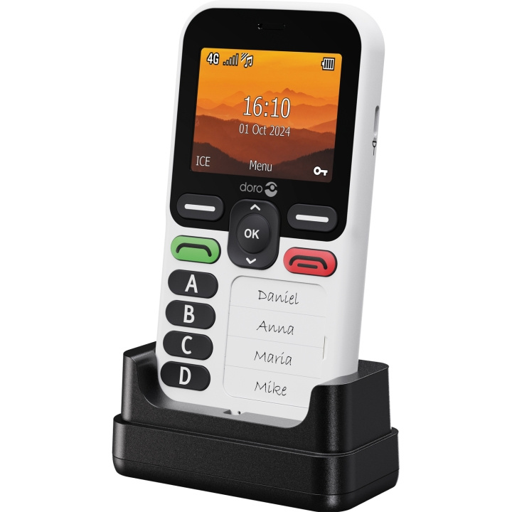 Doro Leva X10 Vit/Svart in the group SMARTPHONE & TABLETS / Mobile phones & smartphones at TP E-commerce Nordic AB (D12055)