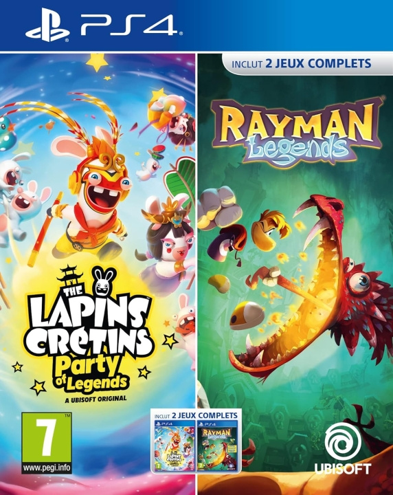 Rabbids Party Of Legends + Rayman Legends (FR/Multi in Game) (PS4) in the group HOME ELECTRONICS / Game consoles & Accessories / Sony PlayStation 4 / Games at TP E-commerce Nordic AB (D12162)