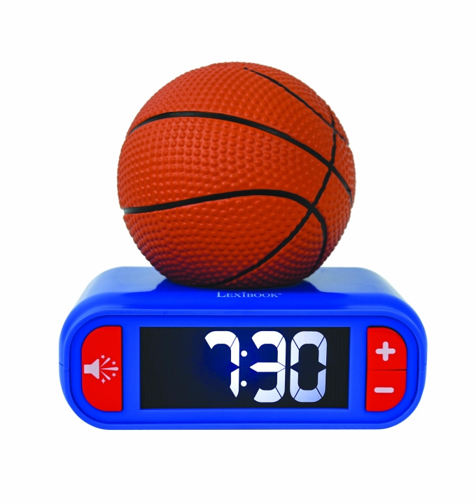 Lexibook Digital Alarm Clock with 3D Basketball Night Light and Sound Effects - (RL800BA) in the group HOME, HOUSEHOLD & GARDEN / Watches & Counters / Alarmclocks at TP E-commerce Nordic AB (D12225)