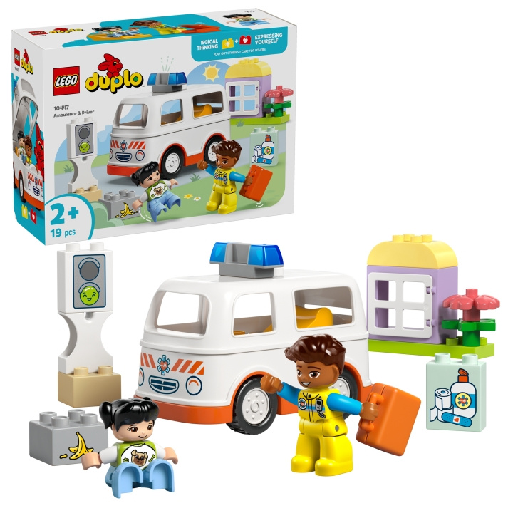 LEGO DUPLO Town - Ambulance & Driver (10447) in the group TOYS, KIDS & BABY PRODUCTS / Toys / Building toys / Lego at TP E-commerce Nordic AB (D12241)