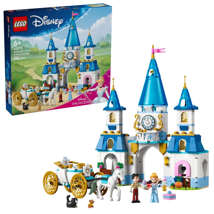 LEGO Disney Princess - Cinderella\'s Castle & Horse Carriage (43275) in the group TOYS, KIDS & BABY PRODUCTS / Toys / Building toys / Lego at TP E-commerce Nordic AB (D12255)