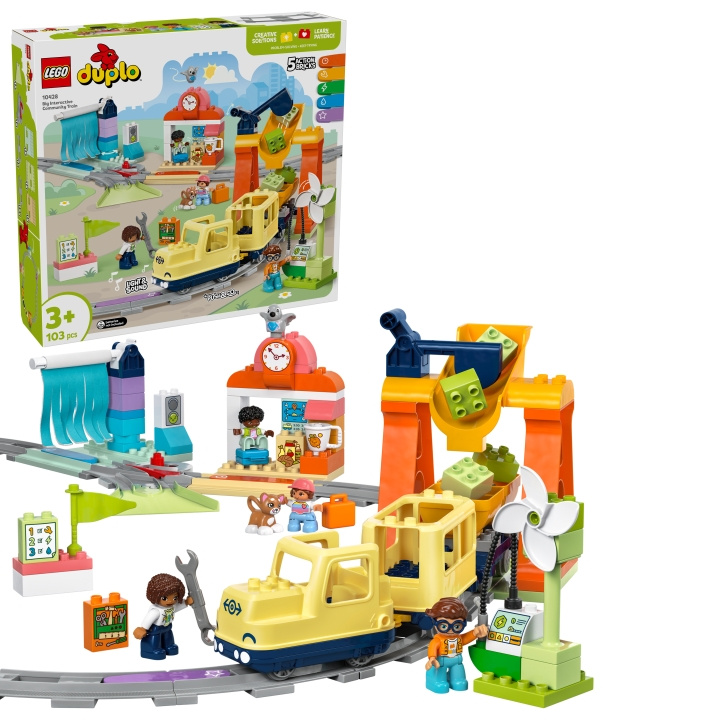 LEGO DUPLO Town - Big Interactive Community Train (10428) in the group TOYS, KIDS & BABY PRODUCTS / Toys / Building toys / Lego at TP E-commerce Nordic AB (D12260)