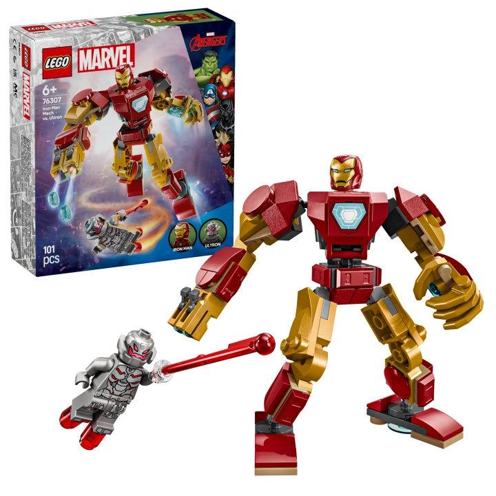 LEGO Super Heroes - Iron Man Mech vs. Ultron (76307) in the group TOYS, KIDS & BABY PRODUCTS / Toys / Building toys / Lego at TP E-commerce Nordic AB (D12261)