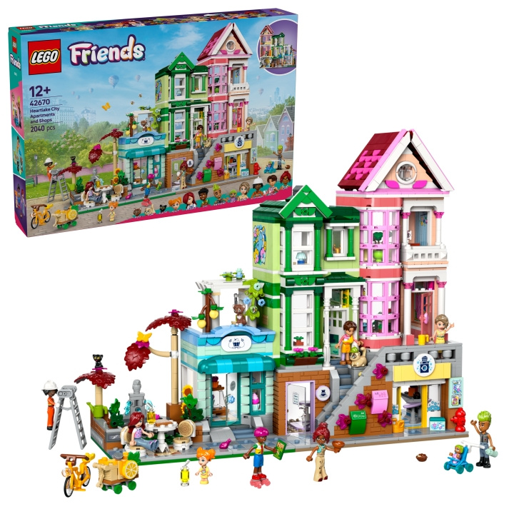 LEGO LEGO Friends - Heartlake City Apartments and Shops (42670) in the group TOYS, KIDS & BABY PRODUCTS / Toys / Building toys / Lego at TP E-commerce Nordic AB (D12289)