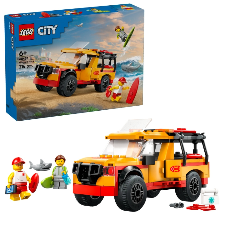 LEGO LEGO City - Lifeguard Beach Rescue Truck (60453) in the group TOYS, KIDS & BABY PRODUCTS / Toys / Building toys / Lego at TP E-commerce Nordic AB (D12296)