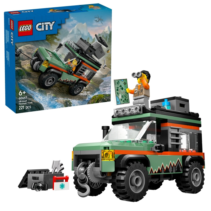 LEGO LEGO City - Off-Road 4x4 Mountain Truck (60447) in the group TOYS, KIDS & BABY PRODUCTS / Toys / Building toys / Lego at TP E-commerce Nordic AB (D12302)