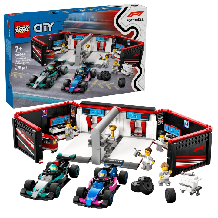 LEGO LEGO City - F1® Garage & Mercedes-AMG & Alpine Cars (60444) in the group TOYS, KIDS & BABY PRODUCTS / Toys / Building toys / Lego at TP E-commerce Nordic AB (D12304)