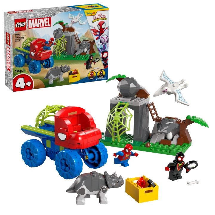 LEGO Spidey - Team Spidey Dino Crawler Rescue (11199) in the group TOYS, KIDS & BABY PRODUCTS / Toys / Building toys / Lego at TP E-commerce Nordic AB (D12312)