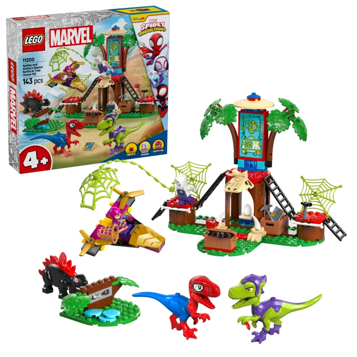 LEGO Spidey - Spidey and Gobby\'s Raptor Battle at Tree House HQ (11200) in the group TOYS, KIDS & BABY PRODUCTS / Toys / Building toys / Lego at TP E-commerce Nordic AB (D12313)