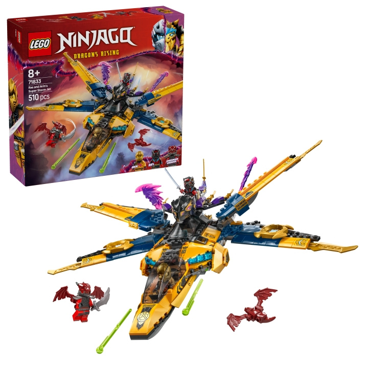 LEGO Ninjago - Ras and Arin\'s Super Storm Jet (71833) in the group TOYS, KIDS & BABY PRODUCTS / Toys / Building toys / Lego at TP E-commerce Nordic AB (D12316)