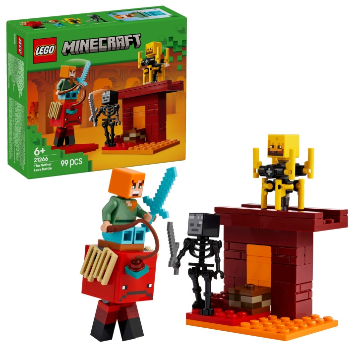 LEGO Minecraft - The Nether Lava Battle (21266) in the group TOYS, KIDS & BABY PRODUCTS / Toys / Building toys / Lego at TP E-commerce Nordic AB (D12343)