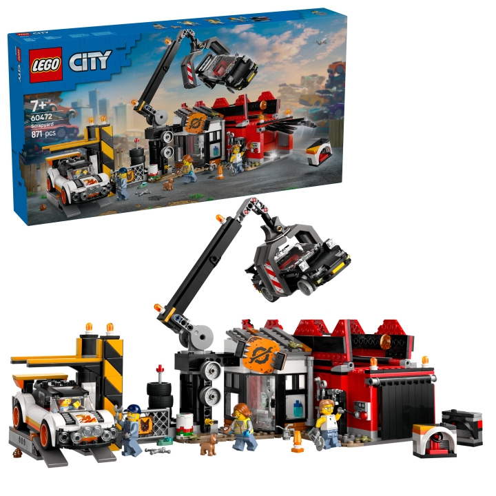 LEGO LEGO City - Scrapyard with Cars (60472) in the group TOYS, KIDS & BABY PRODUCTS / Toys / Building toys / Lego at TP E-commerce Nordic AB (D12350)