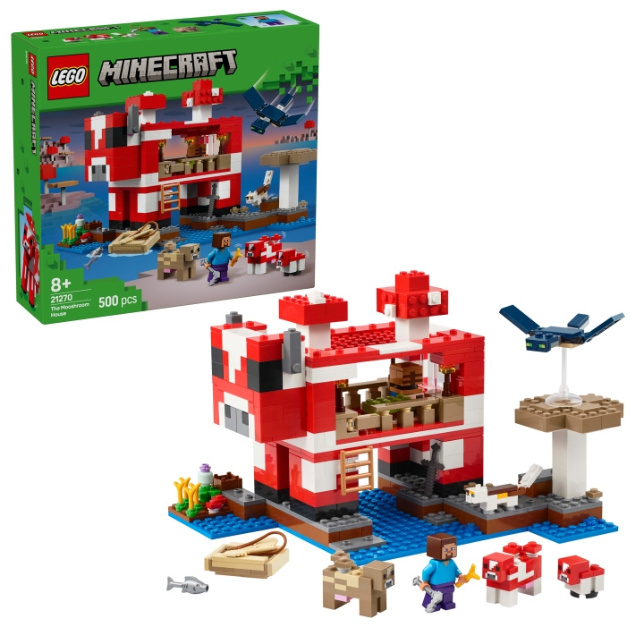 LEGO Minecraft - Mooshroom House (21270) in the group TOYS, KIDS & BABY PRODUCTS / Toys / Building toys / Lego at TP E-commerce Nordic AB (D12375)