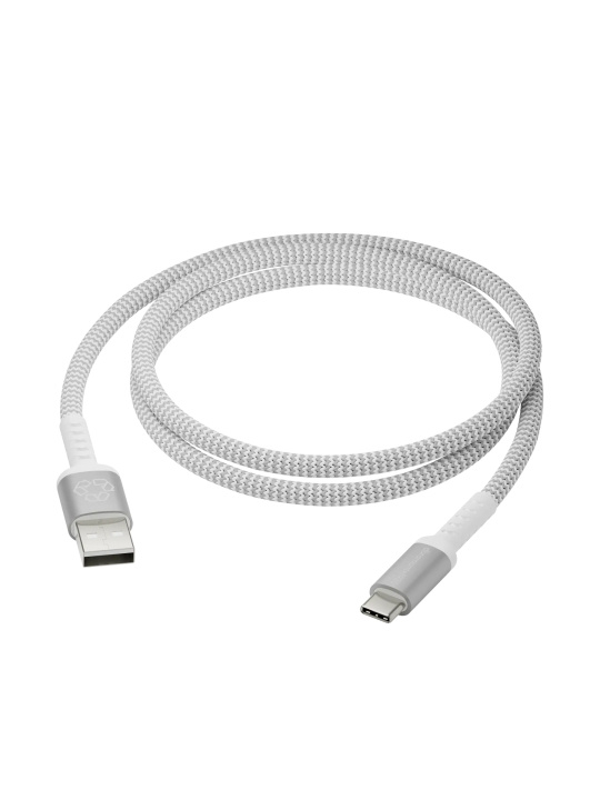 dbramante1928 Re-Charge Pro Braided Cable - USB-A to USB-C, 1.2m - White in the group COMPUTERS & PERIPHERALS / Computer cables / USB / USB-C at TP E-commerce Nordic AB (D12392)