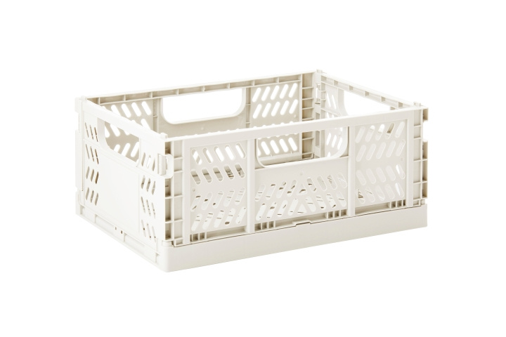 3 Sprouts Modern Folding Crate Medium Cream in the group HOME, HOUSEHOLD & GARDEN / Interior / Strorage at TP E-commerce Nordic AB (D12393)