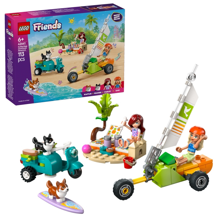 LEGO LEGO Friends - Surfing Dogs and Scooter Adventure (42641) in the group TOYS, KIDS & BABY PRODUCTS / Toys / Building toys / Lego at TP E-commerce Nordic AB (D12414)