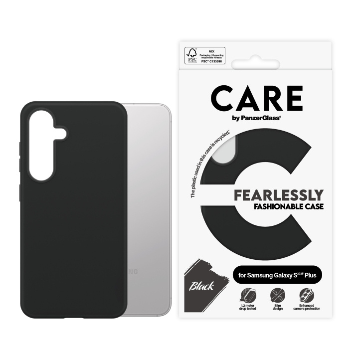 CARE by PanzerGlass - Fashionable Case Black Samsung Galaxy S25 Plus in the group SMARTPHONE & TABLETS / Phone cases / Samsung at TP E-commerce Nordic AB (D12459)