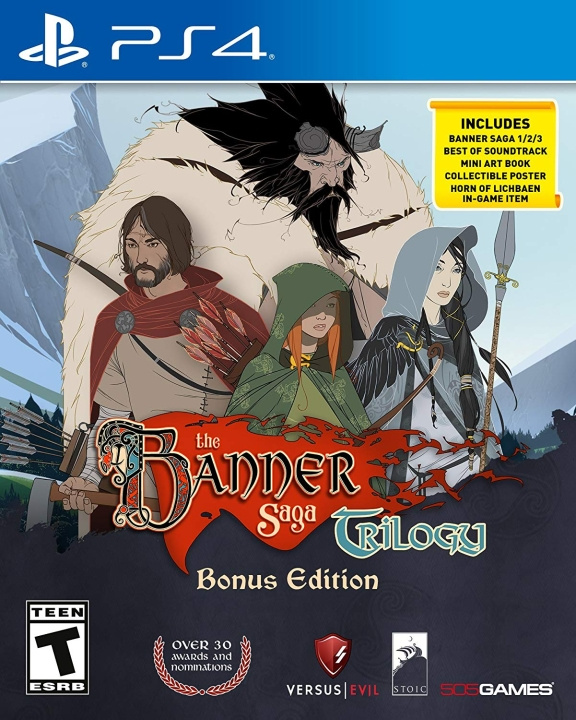 The Banner Saga Trilogy Bonus Edition (Import) (PS4) in the group HOME ELECTRONICS / Game consoles & Accessories / Sony PlayStation 4 / Games at TP E-commerce Nordic AB (D12484)