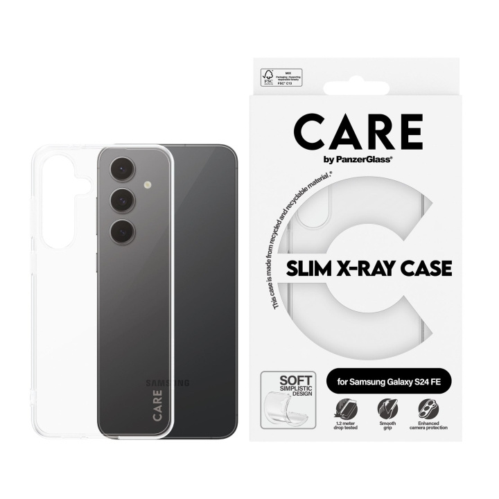 CARE by PanzerGlass Case - Transparent - Samsung Galaxy S23 FE in the group SMARTPHONE & TABLETS / Phone cases / Samsung at TP E-commerce Nordic AB (D12591)