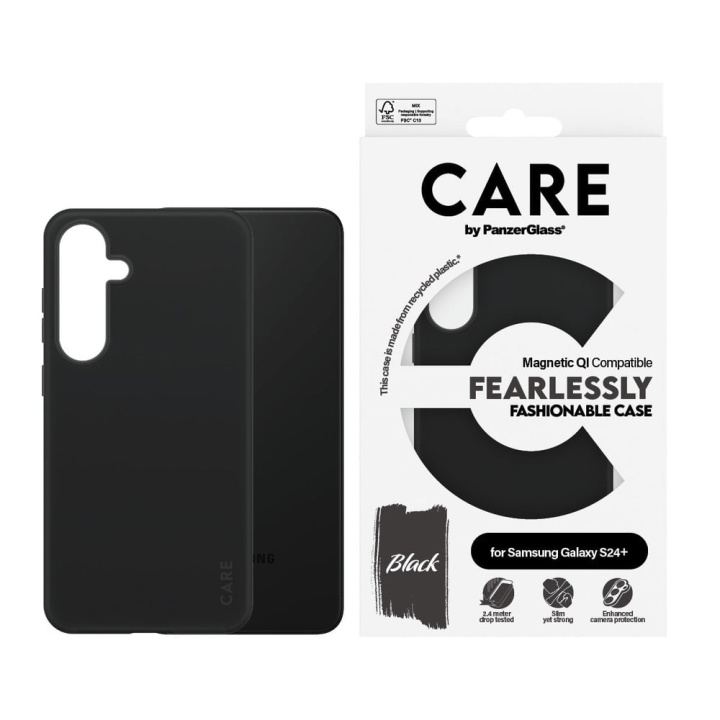 CARE by PanzerGlass - Case - Black - Samsung S24+ in the group SMARTPHONE & TABLETS / Phone cases / Samsung at TP E-commerce Nordic AB (D12593)