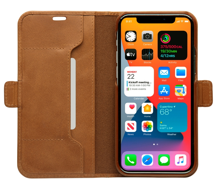 dbramante1928 Copenhagen Slim Wallet Case - Brown - iPhone 12 Pro Max in the group SMARTPHONE & TABLETS / Phone cases / Apple / iPhone 12 Pro at TP E-commerce Nordic AB (D12612)