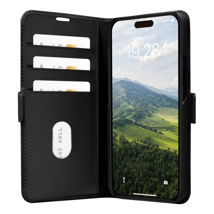 dbramante1928 Copenhagen Flip Case - iPhone 15 Pro - Black in the group SMARTPHONE & TABLETS / Phone cases / Apple / iPhone 15 at TP E-commerce Nordic AB (D12624)