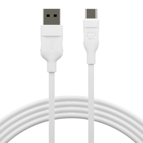 dbramante1928 USB-A to USB-C Cable, 1.2m - White in the group COMPUTERS & PERIPHERALS / Computer cables / USB / USB-C at TP E-commerce Nordic AB (D12633)