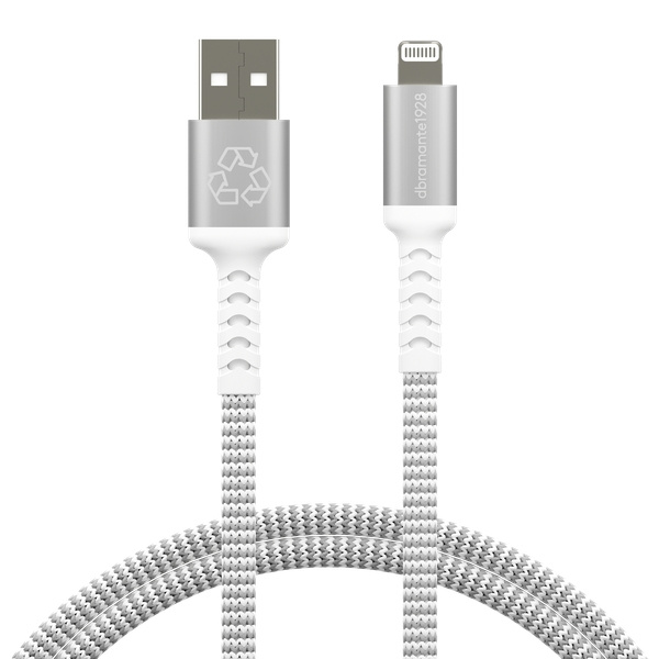 dbramante1928 Re-Charge Lightning Cable - 1.2m, Braided in the group SMARTPHONE & TABLETS / Chargers & Cables / Cables / Cables Lightning at TP E-commerce Nordic AB (D12634)