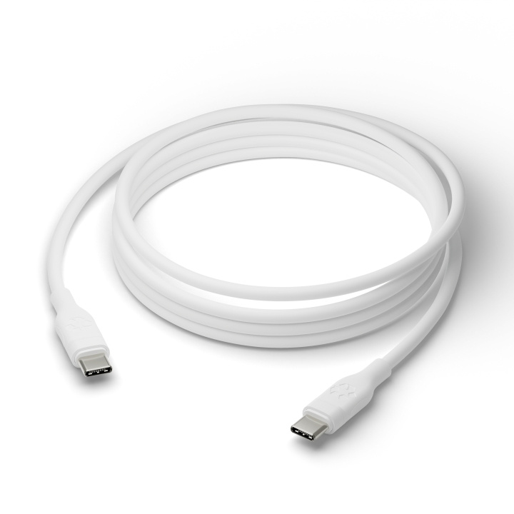 dbramante1928 charge - Cable - USB-C to USB-C - TPE, 2.5 - White in the group COMPUTERS & PERIPHERALS / Computer cables / USB / USB-C at TP E-commerce Nordic AB (D12686)