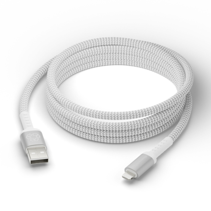 dbramante1928 Re-charge - BRD Cable - USB-A to Lightning, 2.5m - White in the group COMPUTERS & PERIPHERALS / Computer cables / USB / USB-C at TP E-commerce Nordic AB (D12691)