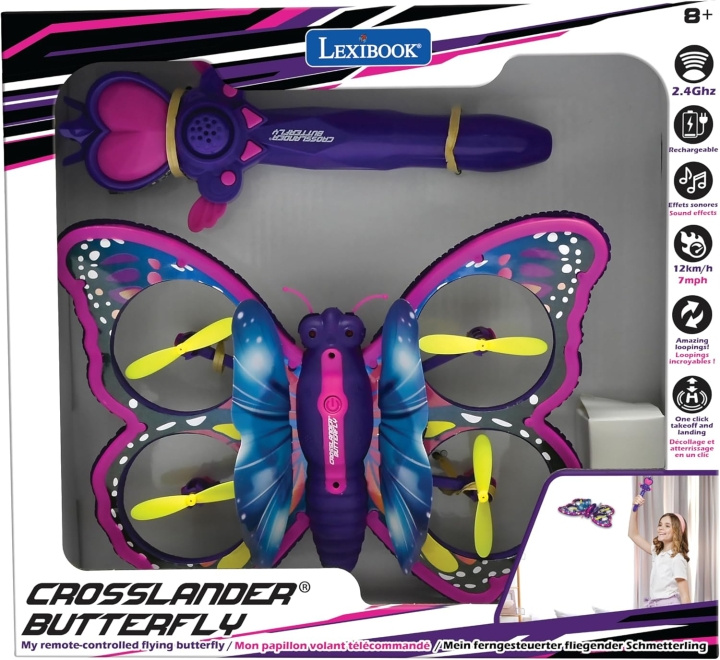 Lexibook Butterfly Drone Crosslander (RCBUT) in the group TOYS, KIDS & BABY PRODUCTS / Radio controlled / Drones at TP E-commerce Nordic AB (D12711)