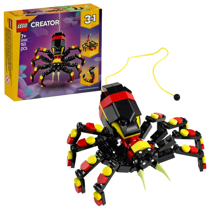 LEGO LEGO Creator - Wild Animals: Surprising Spider (31159) in the group TOYS, KIDS & BABY PRODUCTS / Toys / Building toys / Lego at TP E-commerce Nordic AB (D12738)