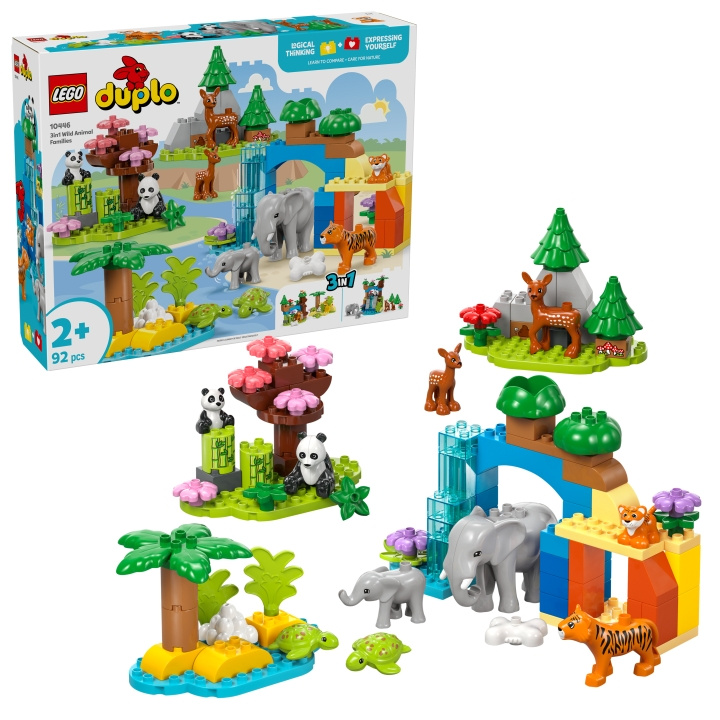 LEGO DUPLO Town - 3-in-1 Wild Animal Families (10446) in the group TOYS, KIDS & BABY PRODUCTS / Toys / Building toys / Lego at TP E-commerce Nordic AB (D12740)