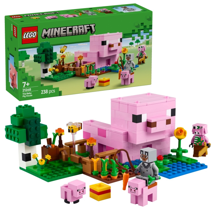 LEGO Minecraft - The Baby Pig House (21268) in the group TOYS, KIDS & BABY PRODUCTS / Toys / Building toys / Lego at TP E-commerce Nordic AB (D12742)