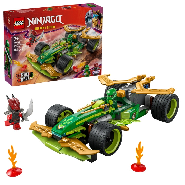 LEGO Ninjago - Lloyd\'s Pull-Back Race Car (71828) in the group TOYS, KIDS & BABY PRODUCTS / Toys / Building toys / Lego at TP E-commerce Nordic AB (D12744)