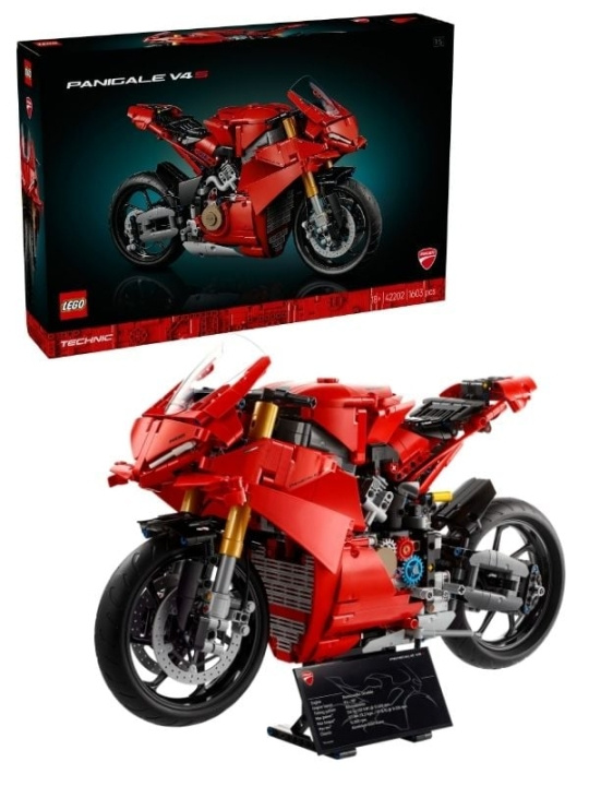 LEGO Technic - Ducati Panigale V4 S Motorcycle (42202) in the group TOYS, KIDS & BABY PRODUCTS / Toys / Building toys / Lego at TP E-commerce Nordic AB (D12745)