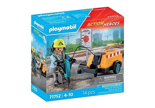 Playmobil Construction Worker (71752) in the group TOYS, KIDS & BABY PRODUCTS / Toys / Play set at TP E-commerce Nordic AB (D12796)