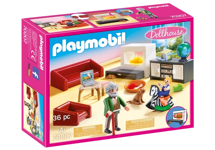 Playmobil Comfortable livingroom (70207) in the group TOYS, KIDS & BABY PRODUCTS / Toys / Play set at TP E-commerce Nordic AB (D12847)