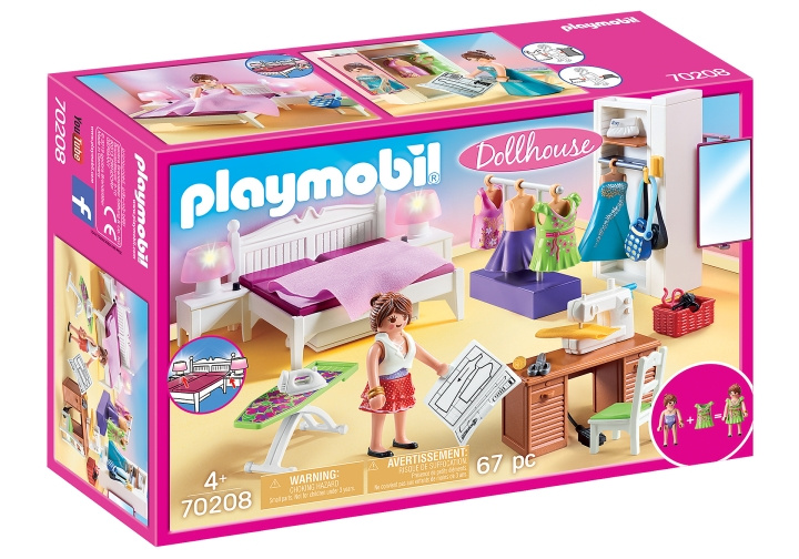 Playmobil Bedroom with Sewing Corner (70208) in the group TOYS, KIDS & BABY PRODUCTS / Toys / Play set at TP E-commerce Nordic AB (D12848)