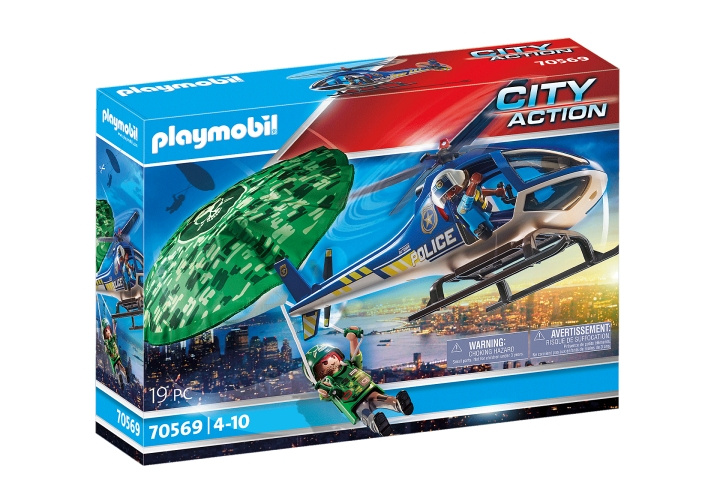 Playmobil Police helicopter - Parachute pursuit (70569) in the group TOYS, KIDS & BABY PRODUCTS / Toys / Play set at TP E-commerce Nordic AB (D12850)