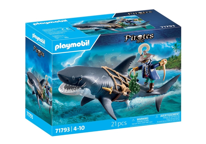 Playmobil Giant Shark with Pirate (71793) in the group TOYS, KIDS & BABY PRODUCTS / Toys / Play set at TP E-commerce Nordic AB (D12888)